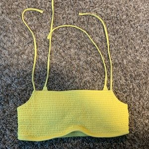 Abercrombie Yellow Bikini Top and Bottom